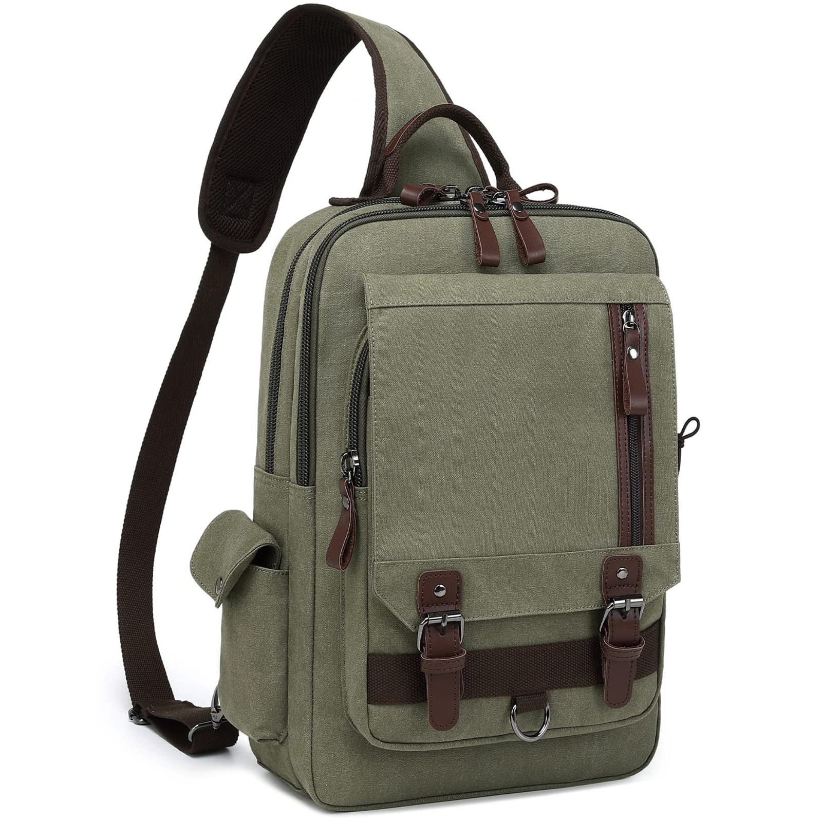 mygreen Canvas Cross Body Messenger Bag Shoulder Sling